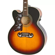 Charger l'image dans la galerie, Epiphone J-200EC Studio Left-handed Acoustic-Electric Guitar - Vintage Sunburst-(7757740867839)