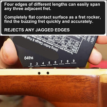 Charger l'image dans la galerie, Fret Rocker, String Action Gauge, String Height Ruler, Fret Leveling Guide and more