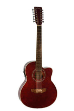Load image into Gallery viewer, De Rosa USA 12 string thin line acoustic electric guitar with cutaway and spruce top
