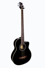 Charger l'image dans la galerie, De Rosa USA 4-string acoustic-electric cutaway bass guitar with mahogany neck and rosewood fingerboard