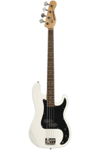 Load image into Gallery viewer, Huntington Outlaw P-Bass 4-string white electric bass guitar with basswood body and rosewood fingerboard