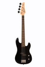 Load image into Gallery viewer, Huntington USA 4 string short scale electric bass guitar with sycamore body and maple neck