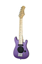 Charger l'image dans la galerie, Purple kids electric guitar with built-in speaker and maple neck combo package