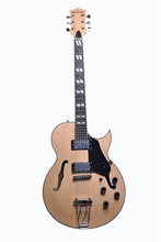 Charger l'image dans la galerie, Glen Burton USA Chicago 775 Style hollow body maple electric jazz guitar with rosewood fingerboard and twin humbucker pickups