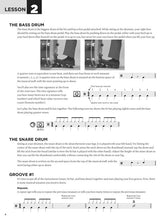 Charger l'image dans la galerie, First 15 Lessons – Drums A Beginner's Guide, Featuring Step-By-Step Lessons with Audio, Video, and Popular Songs!-(6718189437122)