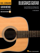 Load image into Gallery viewer, HAL LEONARD BLUEGRASS GUITAR METHOD Learn to Play Rhythm and Lead Bluegrass Guitar with Step-by-Step Lessons and 18 Great Songs