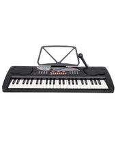 Load image into Gallery viewer, 49 Note Kids Keyboard with Microphone, Music Rack & AC Adaptor