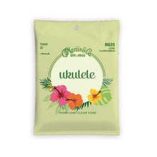 Charger l'image dans la galerie, Martin M620 tenor ukulele strings fluorocarbon clear packaging with floral design