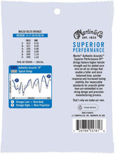 Charger l'image dans la galerie, MARTIN MA150 MEDIUM 13 - 56 BRONZE 80/20 CORDES DE GUITARE SP® AUTHENTIC ACOUSTIC SUPERIOR PERFORMANCE