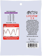 Charger l'image dans la galerie, CORDES GUITARE MARTIN MA175T CUSTOM LIGHT 11 - 52 BRONZE 80/20 AUTHENTIC ACOUSTIC LIFESPAN® 2.0