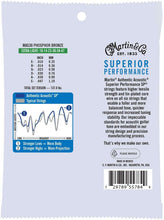Charger l'image dans la galerie, MARTIN MA530 EXTRA LIGHT 10 - 47 BRONZE PHOSPHORE AUTHENTIC ACOUSTIC PERFORMANCE SUPÉRIEURE SP® CORDES DE GUITARE