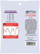 Charger l'image dans la galerie, CORDES DE GUITARE MARTIN MA535T CUSTOM LIGHT 10 - 42 PHOSPHOR BRONZE AUTHENTIC ACOUSTIC LIFESPAN® 2.0
