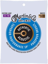 Charger l'image dans la galerie, MARTIN MA535 CUSTOM LIGHT 11 - 52 BRONZE PHOSPHORE AUTHENTIC ACOUSTIC PERFORMANCE SUPÉRIEURE SP® CORDES DE GUITARE
