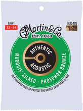Load image into Gallery viewer, MARTIN MA540S LIGHT 12 - 54 PHOSPHOR BRONZE AUTHENTIC ACOUSTIC MARQUIS® SILKED GUITAR STRINGS