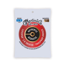Load image into Gallery viewer, Martin MA550TPK3 medium phosphor bronze acoustic guitar strings 3-pack packaging