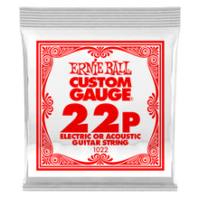 Charger l'image dans la galerie, ERNIE BALL .022P PLAIN STEEL ELECTRIC OR ACOUSTIC GUITAR STRINGS-(6752761249986)