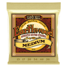 Charger l'image dans la galerie, ERNIE BALL 2002 EARTHWOOD MEDIUM 80/20 BRONZE ACOUSTIC GUITAR STRINGS - 13-56 GAUGE-(6633968369858)