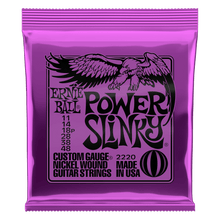Charger l'image dans la galerie, ERNIE BALL 2220 POWER SLINKY NICKEL WOUND ELECTRIC GUITAR STRINGS - 11-48 GAUGE-(6632388526274)