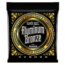 Load image into Gallery viewer, ERNIE BALL 2564 MEDIUM ALUMINUM BRONZE ACOUSTIC GUITAR STRINGS - 13-56 GAUGE-(6634980278466)