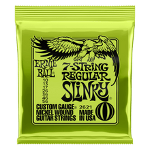 Load image into Gallery viewer, ERNIE BALL REGULAR SLINKY 2621 7-STRING NICKEL WOUND ELECTRIC GUITAR STRINGS - 10-56 GAUGE-(6924702712002)