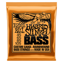 Load image into Gallery viewer, ERNIE BALL 2833 HYBRID SLINKY NICKEL WOUND ELECTRIC BASS STRINGS - 45-105 GAUGE-(6636874694850)