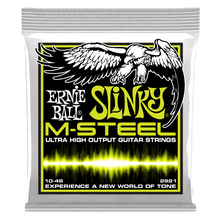 Charger l'image dans la galerie, ERNIE BALL REGULAR SLINKY 2921 M-STEEL ELECTRIC GUITAR STRINGS - 10-46 GAUGE-(6924727877826)