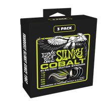 Load image into Gallery viewer, ERNIE BALL 3721 REGULAR SLINKY COBALT ELECTRIC GUITAR STRINGS 3 PACK - 10-46 GAUGE-(6633388835010)