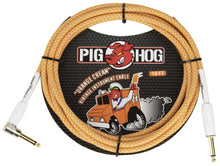 Charger l'image dans la galerie, Pig Hog 10FT Instrument Cable - 1/4 Male Straight to 1/4 Male Right Angle