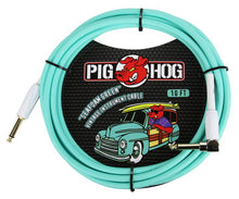 Charger l'image dans la galerie, Pig Hog 10FT Instrument Cable - 1/4 Male Straight to 1/4 Male Right Angle