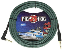 Charger l'image dans la galerie, Pig Hog 20FT Right Angle Instrument Cable – Shielded Durable Guitar/Instrument Lead