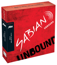 Load image into Gallery viewer, SABIAN XSR5005B XSR Performance Set 3-Pack Cymbal Package in red box with SABIAN logo