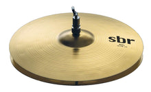 Charger l'image dans la galerie, SABIAN SBR1402 14" SBR Hi Hat Cymbals medium weight brass with hammered lathed surface for clean tight sound and loud fullness