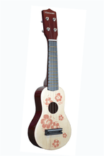 Charger l'image dans la galerie, HAWAII Children Soprano Ukulele with wooden soundboard and Hawaiian design, 20-inch size.