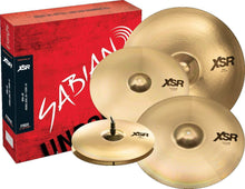 Charger l'image dans la galerie, SABIAN XSR Performance Set 4-Pack cymbals with free 18" crash and red packaging
