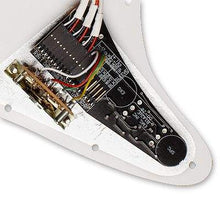Charger l'image dans la galerie, EMG David Gilmour Strat Pickguard Setup DG20 - SA/SA/SA Ivory 3 Ply White Pearloid Pickguard-(6580324565186)