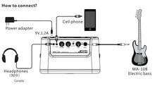 Load image into Gallery viewer, Joyo MA-10B Portable 10 Watt Bass Guitar Amp