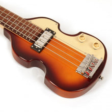 Charger l'image dans la galerie, Hofner HCT-SHVB-SB Shorty Violin Bass CT Sunburst (Beatles Bass Style) Comprend un sac de voyage