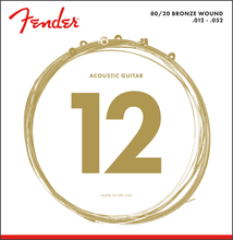 Load image into Gallery viewer, FENDER 80/20 Bronze Acoustic Strings, Ball End
