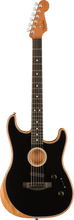 Load image into Gallery viewer, Fender  American Acoustasonic® Strat®, Ebony Fingerboard, Black Acoustic Electric Guitar - See Description
