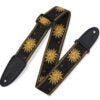 Charger l'image dans la galerie, Levy's MPJG '60s Sun Polyester Guitar Strap - Black/Yellow
