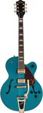 Charger l'image dans la galerie, Gretsch G2410TG Streamliner™ Hollow Body Single-Cut with Bigsby® and Gold Hardware, Laurel Fingerboard, Ocean Turquoise - See Description
