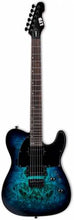 Load image into Gallery viewer, ESP Guitars LTE200DXBLB TE-200DX Series Single Cutaway 6 String RH Electric Guitar - Blue Burst - See Description
