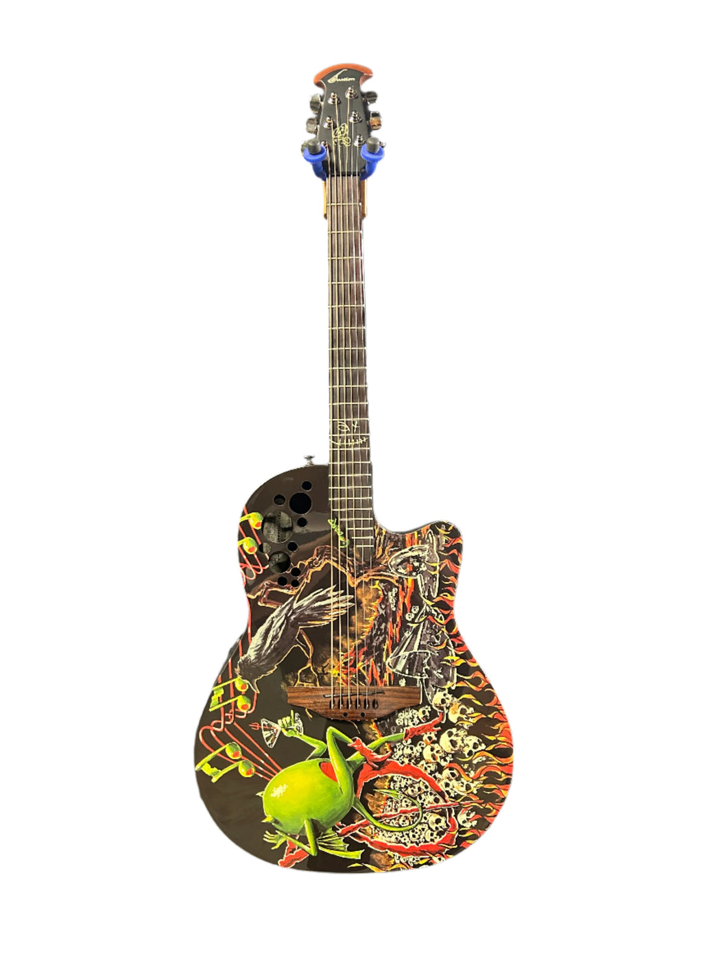 Ovation DJA34 The Demented Collection Acoustic Guitar - PRE OWNED