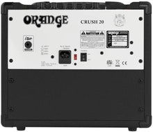 Charger l'image dans la galerie, Orange CRUSH 20 20w Twin channel solid state guitar amp combo with 1 x 8" speaker
