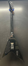 Load image into Gallery viewer, Agile Reaper Custom 625 Husk Flying V Black with Silver Border with Case - PRE OWNED
