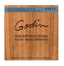Load image into Gallery viewer, Godin 12 String Acoustic Guitar Phosphor Bronze Strings Light A12LT Made by D'Addario
