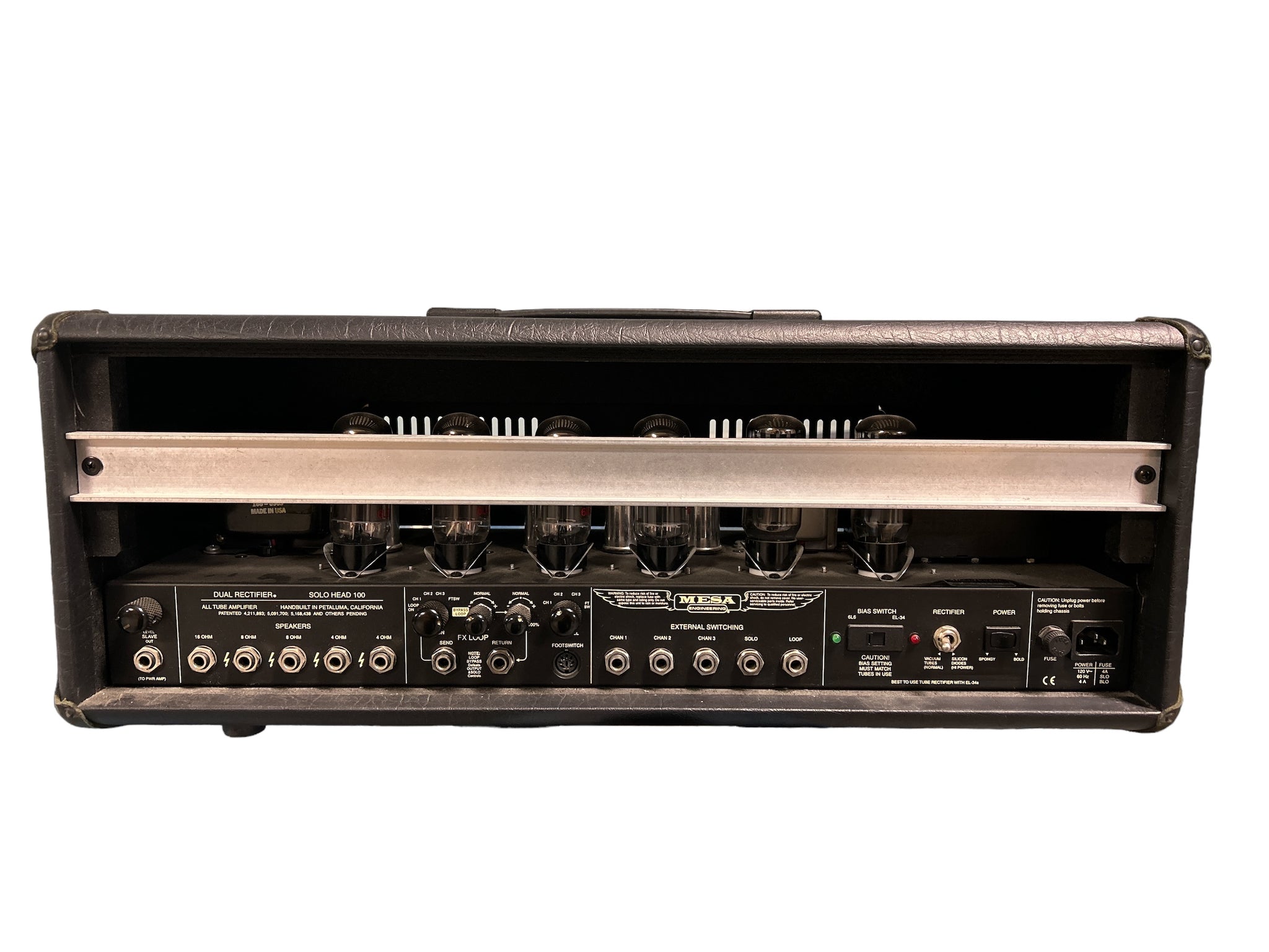 Mesa Boogie Dual Rectifier Solo Head 3-Channel 100-Watt Guitar Amp Hea