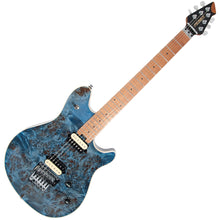 Load image into Gallery viewer, Peavey HP 2® Poplar Burl RM Transparent Blue 6 String RH Electric Guitar with Case
