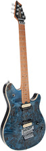 Load image into Gallery viewer, Peavey HP 2® Poplar Burl RM Transparent Blue 6 String RH Electric Guitar with Case
