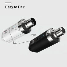 Charger l'image dans la galerie, AROMA ARC1 5.8GHZ WIRELESS MICROPHONE SYSTEM RECHARGEABLE TRANSMITTER RECEIVER 4 CHANNELS AUDIO MIC TRANSMITTER RECEIVER
